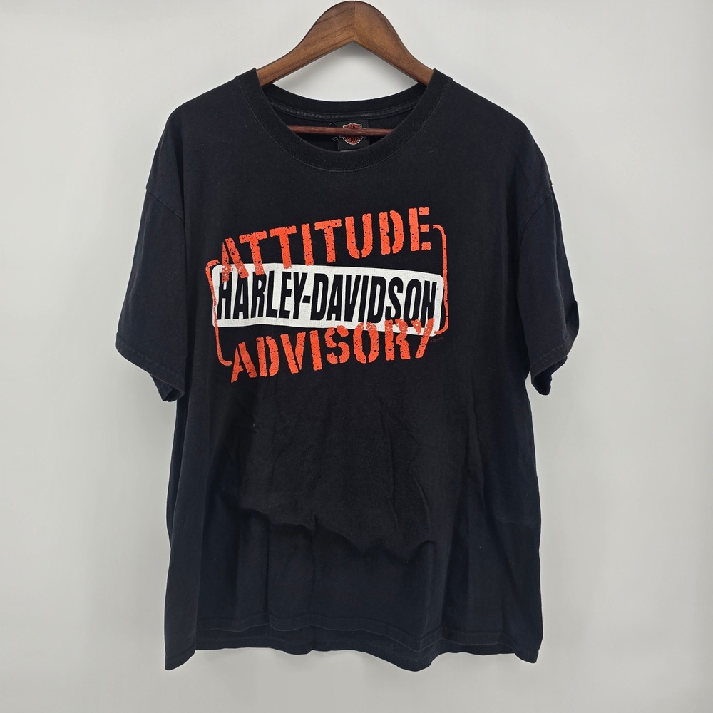 Harley-Davidson Ft‎ Myers Florida Attitude Advisory Graphic T-Shirt Black XL